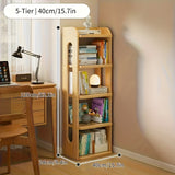 1 estante de suelo para el hogar independiente, pequeño y estrecho, que ahorra espacio, multiusos, con material de madera sólida, duradero, adecuado para sala de estar, dormitorio, estudio, etc., elección perfecta para el hogar.