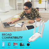 4 antenas de alta ganancia, pueden mejorar la fuerza del sinal y reducir áreas ciegas. El repetidor también tiene buena desempeño de disipación de calor, asegurando una operación estable y confiable durante períodos largos de tiempo. Ideal para mejorar l