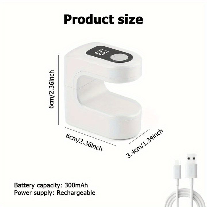 Secador de uñas y lámpara - Carga USB portátil, batería de litio, sin fragancia, adecuado para aplicaciones de esmalte de uñas de gel, regalo perfecto para, herramientas de arte de uñas