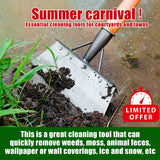 Paleta Multiusos para Jardín - Herramienta de Corte y Bordeado, Deshierbe Resistente para Limpieza Exterior, Mantenimiento de Musgo y Aceras, Eliminación de Nieve y Hielo en Primavera Temprana