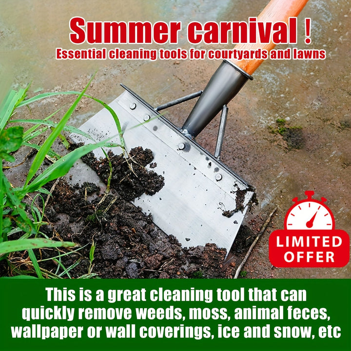Paleta Multiusos para Jardín - Herramienta de Corte y Bordeado, Deshierbe Resistente para Limpieza Exterior, Mantenimiento de Musgo y Aceras, Eliminación de Nieve y Hielo en Primavera Temprana