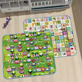 Alfombra reversible extra grande y duradera para exteriores, tapete grueso de espuma resistente al calor, ideal para playa, camping y decoración del hogar, diseño portátil y fácil de limpiar