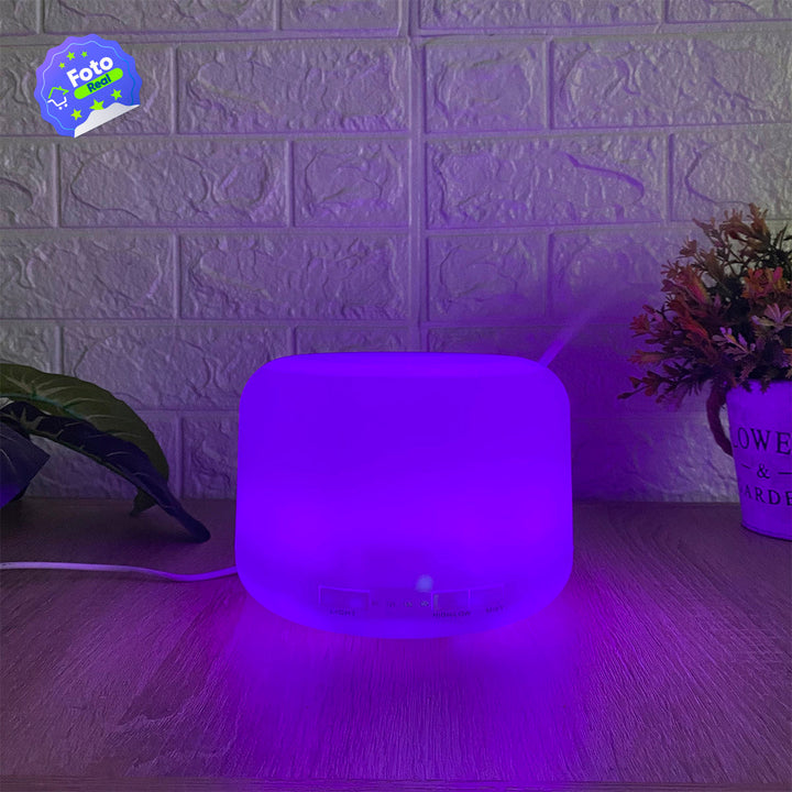Humidificador LED Ambientador Difusor Aromas Luminoso 886-2
