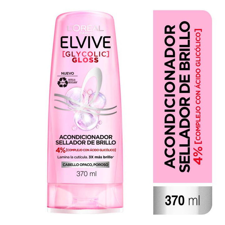ACOND ELVIVE 370ML GLYCOLIC GLOSS