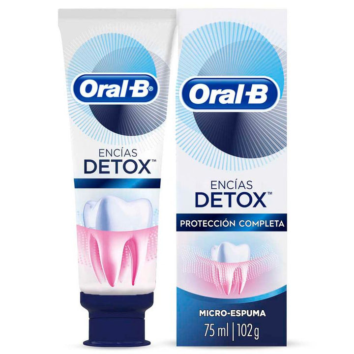 CREMA DENTAL ORAL B 75ML ENCIAS DETOX