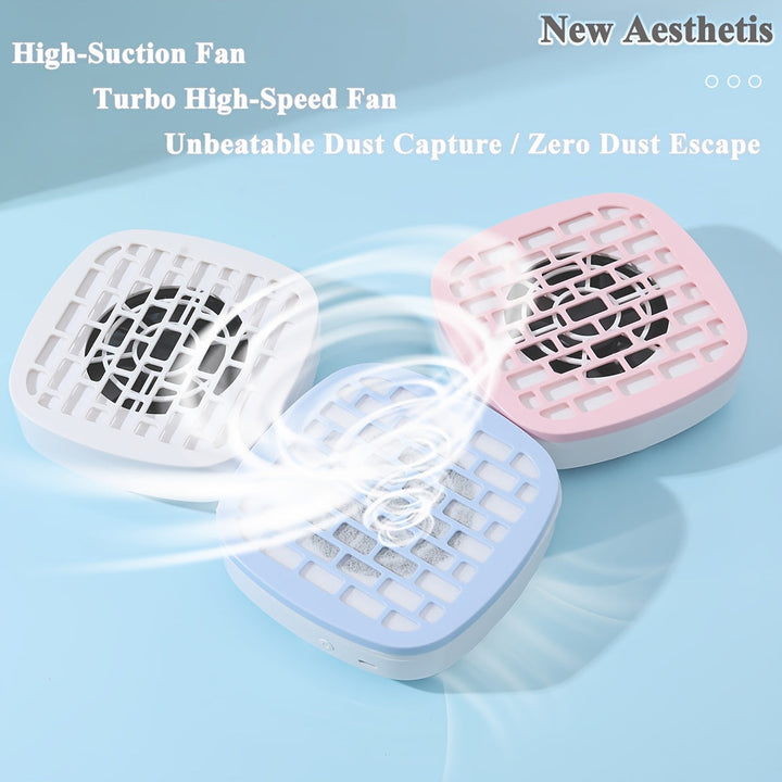 Aspiradora de polvo de uñas mini TFSCLOIN - Aspiradora para uñas con USB, succión potente, sistema compacto para manicura en casa o salón, compatible con taladros para uñas, incluye filtro, ideal para salones de uñas, spa o uso DIY, equipo de manicura, d