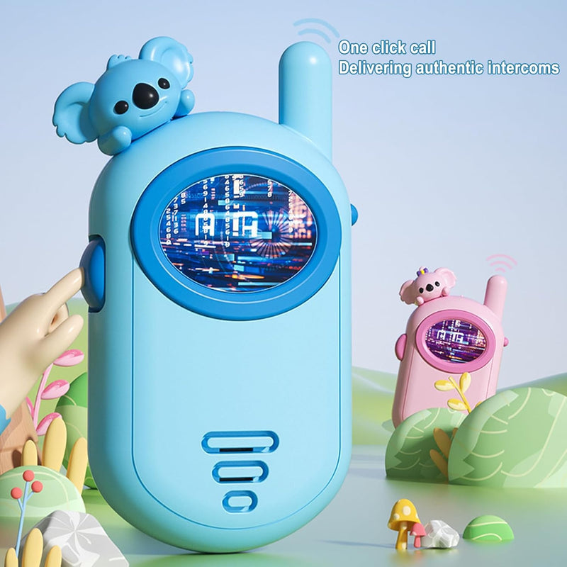 WALKIE TALKIE INFANTIL CON DISEÑO DE KOALA ¡COMUNICACIÓN DIVERTIDA Y SEGURA PARA LOS PEQUEÑOS! FDE89820 STB