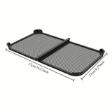 1pc Protector de salpicaduras de silicona para freidora de aire, alfombrilla reutilizable para prevenir salpicaduras de aceite para Ninja AF500, accesorio de cocina y parrilla, baffle antiadherente