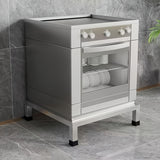 1 estante de almacenamiento de acero inoxidable, estante de plantas de metal cuadrado, soporte de bandeja para macetas, adecuado para plantas en macetas, tanques de peces, lavadoras, refrigeradores, electrodomésticos, bridas de cocina y baño.