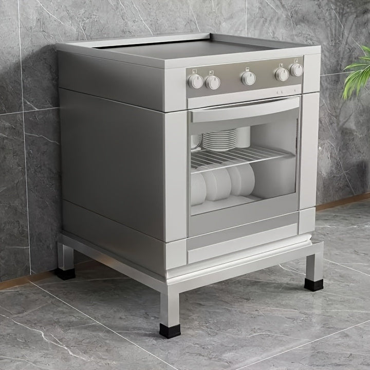 1 estante de almacenamiento de acero inoxidable, estante de plantas de metal cuadrado, soporte de bandeja para macetas, adecuado para plantas en macetas, tanques de peces, lavadoras, refrigeradores, electrodomésticos, bridas de cocina y baño.