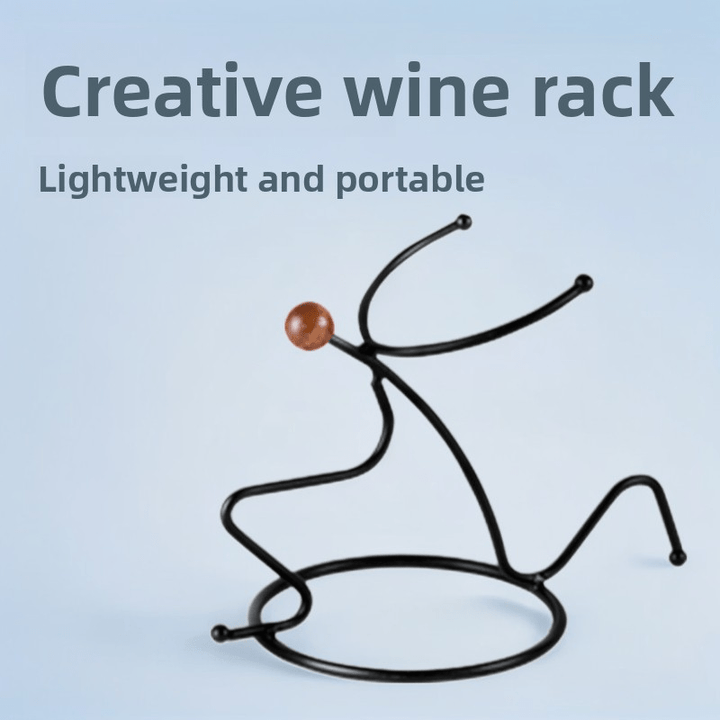 Soporte de vino humanoide creativo, portavinos y joyero en forma única, ideal para decoración de barra en casa