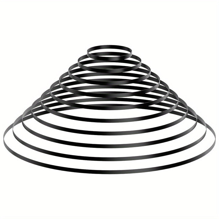 10 unidades de cinturones de goma negra de alta calidad para platos giradiscos - Superficie suave y duradera para reproductores de discos fonográficos, accesorio para platos giradiscos de vinilo | Cinturón de superficie suave | Construcción duradera, acc