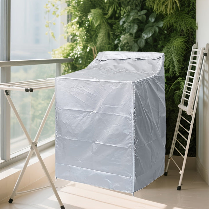 Cubierta de sol para lavadora/secadora, bolsa de almacenamiento a prueba de polvo, protección UV, a prueba de humedad y hongos, adecuada para uso tanto al aire libre como en interiores, estilo de apertura superior/frente.