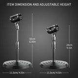 Soporte para micrófono de escritorio ajustable