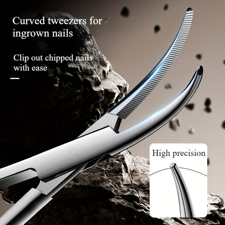 1/2pcs Herramienta para Uñas Incrustadas - Diseño Ergonómico Robusto para Extracción Fácil de Uñas Incrustadas, Alicates Multifuncionales para el Cuidado de las Uñas y Alivio de la Inflamación, Instrumento de Aseo Unisex para Hombres y Mujeres