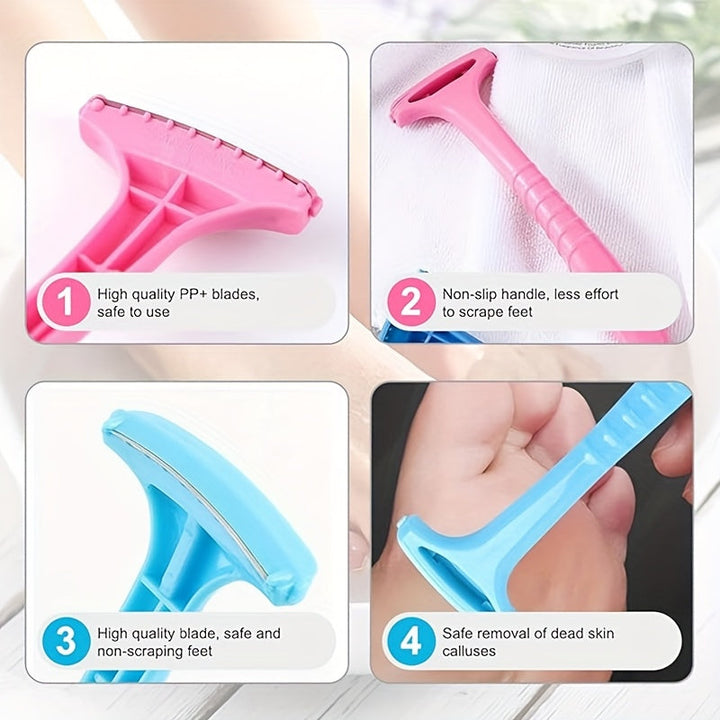 5/1 piezas, desmastrillador de pies, herramienta auxiliar para eliminar la piel muerta, adecuada para el cuidado de los pies en casa, raspador de piel dura para la piel dura.
