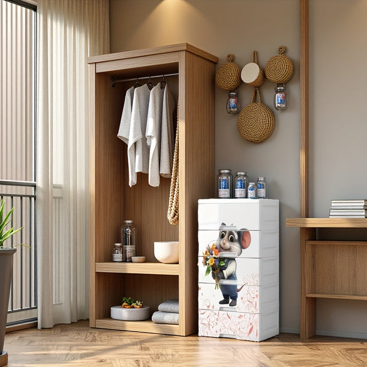 1pc Caja de Almacenamiento para Ropa Interior, Estante Organizador y Armario para Balcón