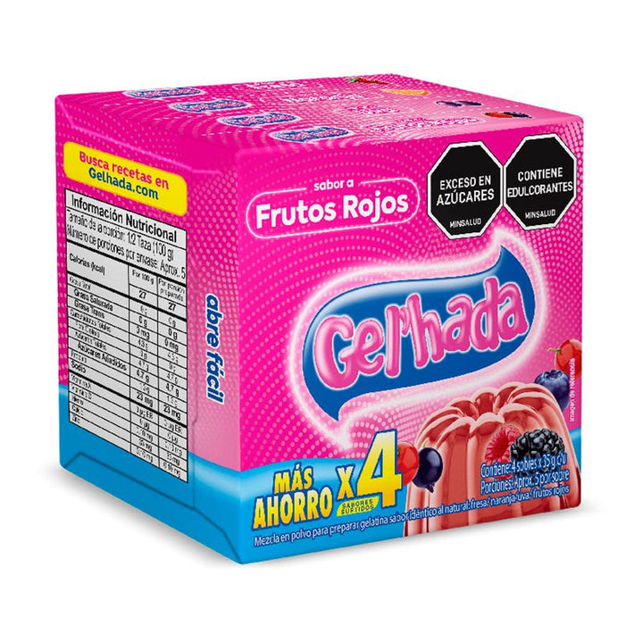 GELATINA GELHADA 140G PREPACK SURTIDA