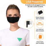 Máscara Calefactora para la Nariz con Alimentación USB y 3 Modos de Temperatura (Alta/Media/Baja), Luz Roja Relajante, Diseño Unisex – Batería y Adaptador No Incluidos