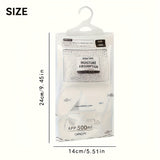 Paquete de 5 Bolsas Deshumidificador Grandes de 500ml/16.91oz para Absorción de Humedad, Sin Electricidad Necesaria, Absorbentes de Humedad Reutilizables para Armario, Cajón, Baño y Campamento, Elimina la Humedad del Hogar