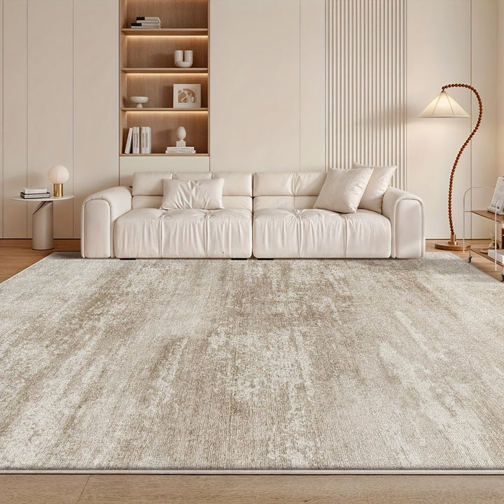 Alfombra de Terciopelo 850g/m² Estilo Retro con Cristales, Tejido Plano Ligero y Rayas para Oficina o Jardín - Antideslizante, Diseño Nórdico Geométrico Elegante en Varios Tamaños, Adecuada para Sala, Dormitorio o Comedor, Textura Suave y Cálida que Apor