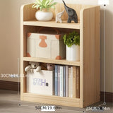 Estantes de libros de pino, estanterías y organizadores de madera maciza, armarios de almacenamiento de tres niveles y estanterías, hechos de madera maciza natural, perfectos para oficinas, salones y dormitorios.