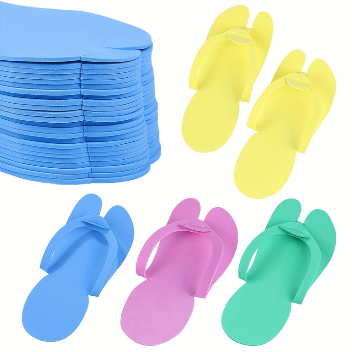 10 pares de bañeras de pies de SPA desechables, belleza, hotel, playa, zapatillas portátiles S53