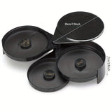 1 pieza de escurridor de cóctel de 3 niveles, herramienta de bar negra de plástico con esponja, sin contacto con alimentos, para margaritas, bloody marys, gimlets - Accesorio para bartender