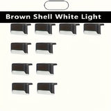 Pack de 10 Luces LED Solares para Jardín Impermeables, Iluminación Decorativa para Terraza, Valla y Paredes con Ambiente Festivo