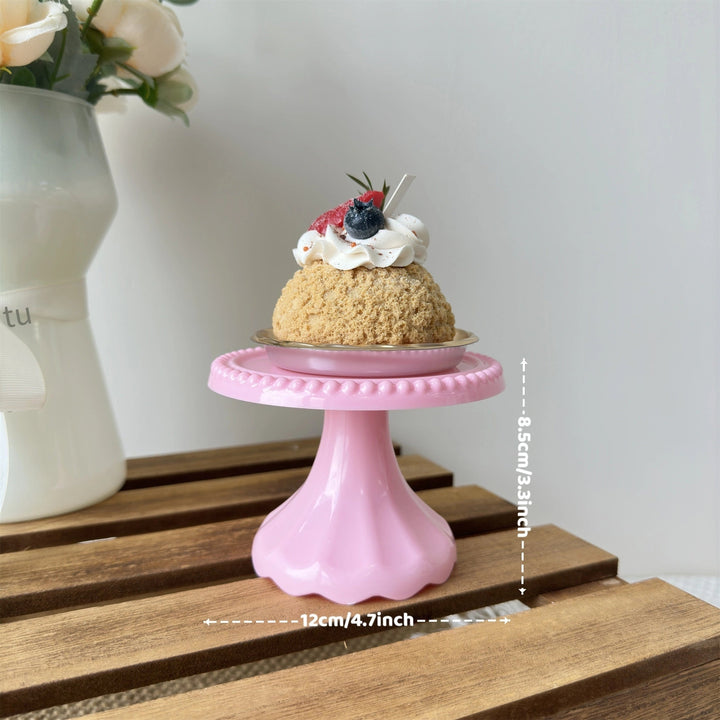 Soporte para mini cupcakes de 1 pieza - Soporte de plástico ABS para bodas, cumpleaños, decoraciones de fiestas - Plato de servir versátil para Navidad, Halloween, Acción de Gracias, Día de San Valentín, celebraciones del Día de la Madre