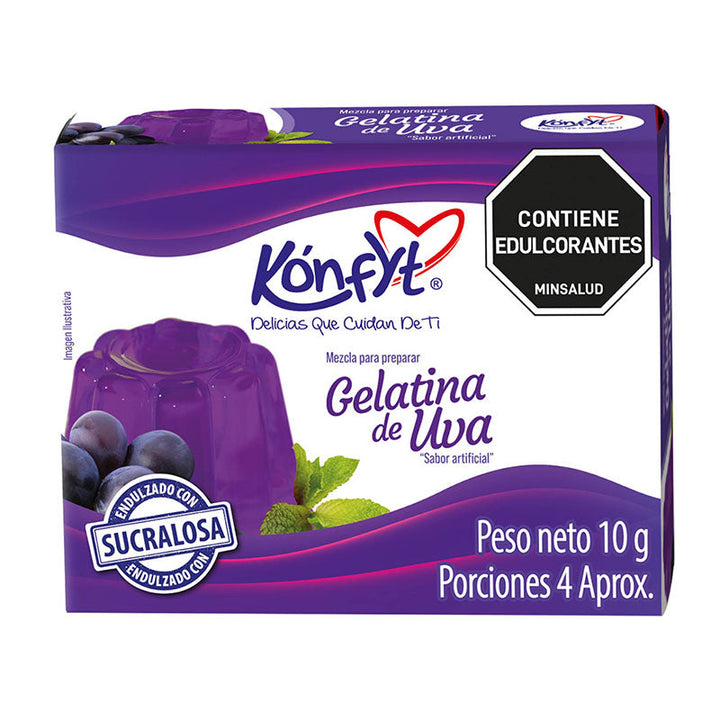 GELATINA KONFYT 6PORCIONES UVA