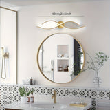 1 Juego de Lámparas de Pared LED Mini Modernas con Acabado Dorado - Diseño Semi-Encajonado Elegante para Dormitorio, Sala de Estar, Iluminación de Pasillos, Luces Decorativas para Espejos, Conectado a Tierra 110-240V, Uso en Ubicaciones Secas, Iluminació