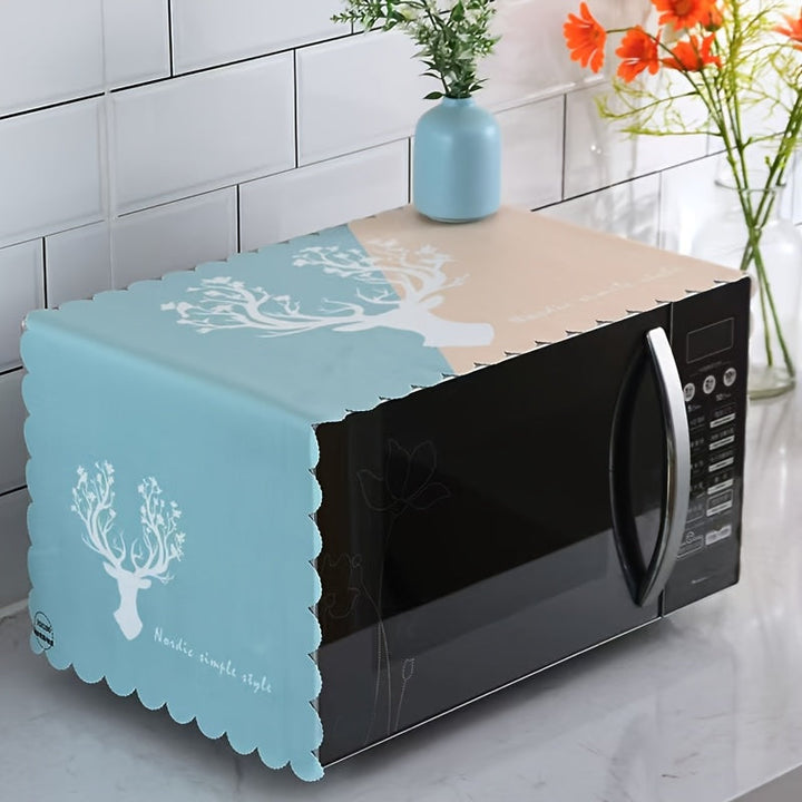 Cubierta De Polvo Para Microondas Domésticos, Paño De Polvo Para Horno Transpirable