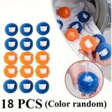 3/5/6 piezas de bolas de lavandería para eliminar el pelo de mascotas - Ahorro de tiempo y energía, reducción de arrugas, no necesita electricidad, poliéster duradero, ideal para prendas delicadas y lavados pesados, accesorios para la lavandería, diseño