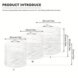 Cubierta Elegante de Textura de Mármol con Bolsillo para Instant Pot, Arrocera y Freidora de Aire - Fácil de Limpiar, Poliéster, Blanco/Dorado/Gris - Regalo de Cumpleaños Ideal para Aficionados a la Cocina Casera, Cubierta para Electrodomésticos de Cocin