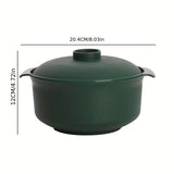 1 Juego, Cuencos De Ramen Con Tapas, Cuencos Para Exteriores, Cuencos Reutilizables Para Parrilla, Contenedores De Alimentos Antideslizantes E Irrompibles Para Cereal, Ensalada, Pasta, Aptos Para Microondas, Para Acampar En Rv, Picnic, Cocina De Dormitor