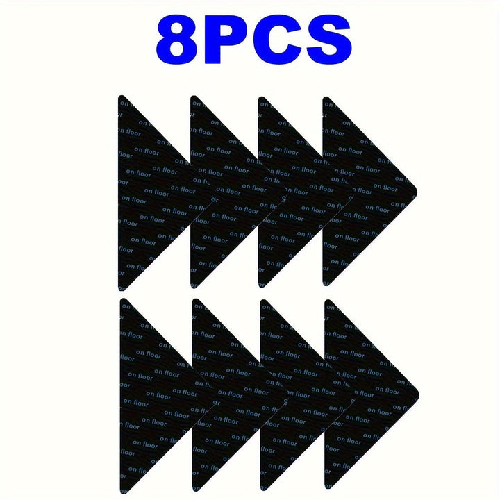 4/8/16/28pcs Sujetadores de Alfombras - Mantén Tus Tapetes Planos y Seguros - Antideslizantes, Adhesivos Reutilizables - Ideales para Suelos de Madera, Azulejos y Alfombras