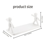 2/3/4/6 piezas, linda estantería de almacenamiento para pared para hombres pequeños de color blanco/gris - sin taladrar, instalación fácil, fuerte y duradera, muy adecuada para la organización del baño y la cocina, almacenamiento de cosméticos, decoració