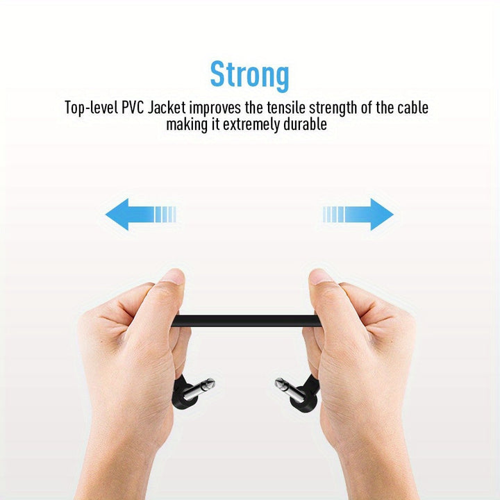 Paquete de 6 Cables para Pedales de Guitarra SONICAKE de 15cm (6 Pulgadas) - Conectores en Forma de L 24AWG, Aislamiento TPE Anti-Ruido, Connectores TS 1/4" para Tableros de Efectos y Amplificadores, Accesorios para Pedales de Guitarra, Transmisión de Se