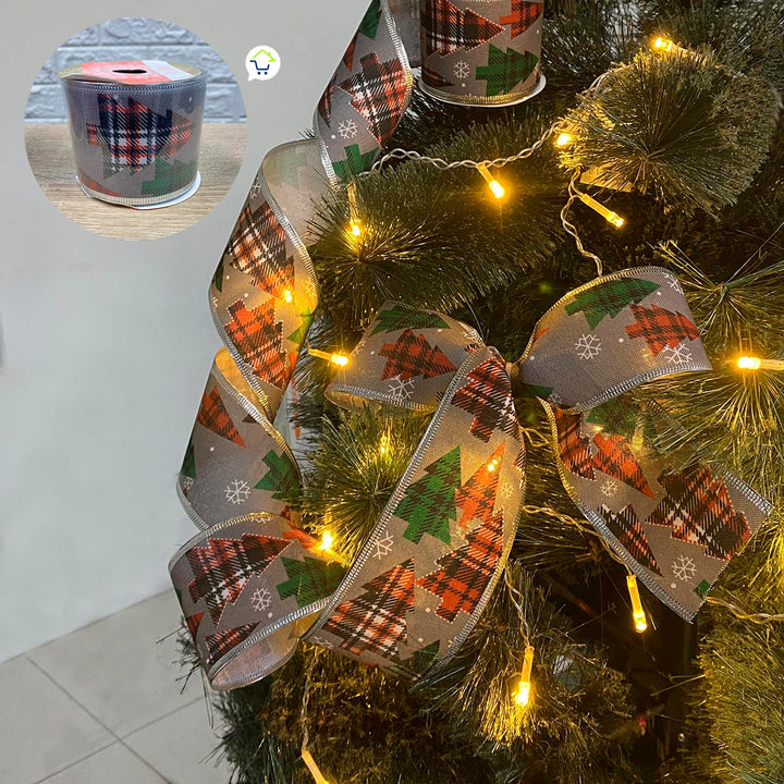 Cintas Decorativa Navideña Figuras x4 Rollos 9.15M CH23-2F