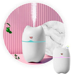 Mini Humidificador USB Gato Luz LED Difusor A6