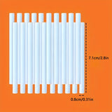 Núcleo de repuesto universal para humidificador, 71mm x 8mm, varilla de fibra volátil con absorción de agua, accesorios de repuesto compatibles con varios modelos de humidificadores, fácil instalación, filtros duraderos