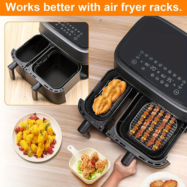 Liner de aire de silicona, reutilizable antiadherente, para freidora de aire Philips 3000/NA350 Tefal9018, bandeja de horno, sartén de parrilla