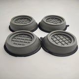 4 paquetes de almohadillas antivibración para lavadora y secadora, reducción de ruido, protección del suelo, estabilizadores de goma para lavadora, accesorios para lavadero