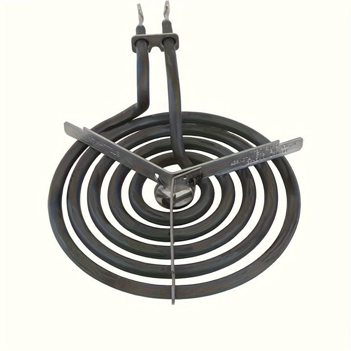 Elemento de Calor de Reemplazo para Estufa de Bobina Única Metálica Duradera con Diseño Circular y Patas Cruzadas, Distribución Eficiente del Calor para Cocinas Domésticas, Accesorios de Estufa, Construcción Robusta