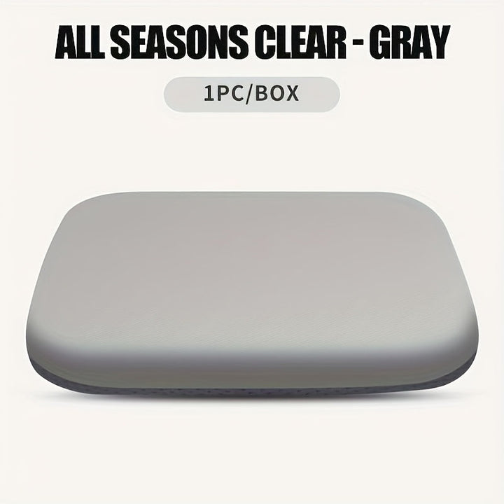 1 cojín ergonómico de espuma con memoria, antideslizante y cómodo para oficina, comedor y estudio, funda de tejido de punto lavable a mano, relleno de poliuretano, ideal para viajes, soporte para el cuello, comodidad para rodillas y piernas, cojín para s