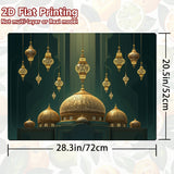 1 Pieza de Película Protectora para Horno/Stove/Secadora - Palacio Dorado Serenidad con Arquitectura Islámica en Azul Oscuro y Oro, Cubierta Antirrayas para Electrodomésticos de Cocina, Lavadoras, Estufas - Fácil Instalación, Escudo Elegante para Hogar,