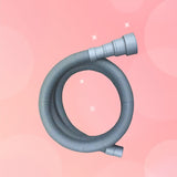 Extensión de manguera de drenaje de lavadora automática universal - Tubo de drenaje flexible de plástico de múltiples diámetros con diseño de estrella, duradero y fácil de instalar para una eficiente drenaje de agua, accesorios de lavadora, diseño elegan