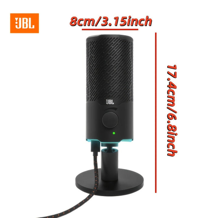 Quantum Stream Micrófono USB, Diseñado para Streaming, Grabación y Gaming con Silencio Fácil, Control de Volumen y Montaje Universal