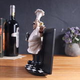 Chef Innovadora de Resina Figura, Figura de Chef Innovadora de Resina con Tablero de Mensajes - Perfecta para el Hogar, Oficina y Exhibición en Estantería - Regalo Ideal para el Día de la Madre, Día del Padre, Navidad